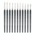 11 PCS Full Sets WeiZhuang Hook Line Pen Painting Hand-painted Watercolor Wolf Mint Hook Line Pen Painting Stroke Thin Line Brush, Color:Dark Blue
