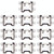 10 PCS Charging Port Connector for Huawei Y5 Prime (2018)