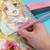 10 PCS 6 WeiZhuang Hook Line Pen Painting Hand-painted Watercolor Wolf Mint Hook Line Pen Painting Stroke Thin Line Brush, Color:Pink