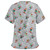 Christmas Print Short-sleeved Pocket T-shirt Nurse Uniform (Color:5 Size:XXL)