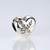 S925 Sterling Silver Heart Sister Letter Beads DIY Bracelet Necklace Accessories S925 Sterling Silver Heart Sister Letter Beads DIY Bracelet Necklace Accessories