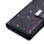 For Samsung Galaxy A51 Multi-card Slots Starry Sky Laser Carving Glitter Zipper Horizontal Flip Leather Case with Holder & Wallet & Lanyard(Black)
