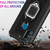 For Huawei P Smart 2020 Carbon Fiber Protective Case with 360 Degree Rotating Ring Holder(Black)