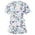Loose Printed Hedging Thin T-shirt Nurse Uniform (Color:White Size:S)