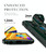 For Huawei P Smart 2020 Carbon Fiber Protective Case with 360 Degree Rotating Ring Holder(Green)