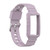 For Fitbit Charge 4 Silicone One Body Armor Watch Band(Light Purple)