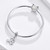 S925 Sterling Silver 26 English Letter Pendant DIY Bracelet Necklace Accessories, Style:Q S925 Sterling Silver 26 English Letter Pendant DIY Bracelet Necklace Accessories, Style:Q