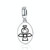 Guardian Angel S925 Sterling Silver Necklace Charm DIY Beaded Bracelet Sterling Silver Accessories