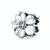 Flower Beaded S925 Sterling Silver Loose Bead DIY Bracelet Accessories Flower Beaded S925 Sterling Silver Loose Bead DIY Bracelet Accessories
