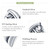 S925 Sterling Silver Angel Wings Loose Beads DIY Beaded Bracelet, Style:Bead S925 Sterling Silver Angel Wings Loose Beads DIY Beaded Bracelet, Style:Bead