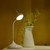 Rabbit Touch Desk Lamp USB Charging Eye Protection Creative Student Reading Bedroom Folding Bedside Light(Pink)