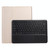 A970B-A Splittable Bluetooth Keyboard Leather Tablet Case for Samsung Galaxy Tab S7 FE T730 T736  & S7+ T970 T975, with Touchpad & Pen Slot & & Holder (Gold)