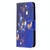 For Samsung Galaxy A21s Colored Drawing Horizontal Flip Leather Case with Holder & Card Slots & Wallet(Purple Butterfly)
