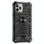 For iPhone 12 Pro Max Armor Shockproof TPU + PC Magnetic Protective Case with Holder(Black)