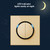 86mm Round LED Tempered Glass Switch Panel, Gold Round Glass, Style:One Open Dual Control