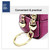 2027 Lady Leather Zipper Wallet Purse Double-pocket Little Shell Bag(Pink)