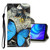 For Xiaomi Redmi Note 9 3D Colored Drawing Horizontal Flip PU Leather Case with Holder & Card Slots & Wallet(A Butterfly)