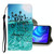 For Huawei Y6p 3D Colored Drawing Horizontal Flip PU Leather Case with Holder & Card Slots & Wallet(Blue Coconut Grove)
