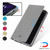 For Google Pixel 4a ViLi Magnetic Suction Shockproof TPU + PU Horizontal Flip Protective Case with Card Slot & Holder(Black)