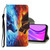 For Xiaomi Redmi 9A Colored Drawing Pattern Horizontal Flip Leather Case with Holder & Card Slots & Wallet(Wolf)