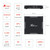 X96 max+ 4K Smart TV Box, Android 9.0, Amlogic S905X3 Quad-Core Cortex-A55,4GB+32GB, Support LAN, AV, 2.4G/5G WiFi, USBx2,TF Card, UK Plug
