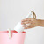 Mini Portable Desktop Vacuum Cleaner Household Cleaning Machine Computer Keyboard Dust Remover(Pink)