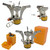 DS-101 Portable Outdoor Camping Cooking Set Picnic Boiler Cookware Combination (Black)