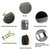 DS-101 Portable Outdoor Camping Cooking Set Picnic Boiler Cookware Combination (Black)