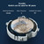 86mm Round LED Tempered Glass Switch Panel, White Round Glass, Style:Telephone-Computer Socket