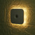 CL053 LED Square Human Body Sensor Light, Style: Battery Models (Warm White)