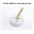 LED Snowflake Tree Copper Wire Table Lamp Creative Decoration Touch Control Night Light (White Light)