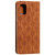 For Samsung Galaxy A31 Lucky Flowers Embossing Pattern Magnetic Horizontal Flip Leather Case with Holder & Card Slots(Brown)