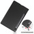 For Samsung Galaxy Tab S7 T870 Custer Texture Horizontal Flip Leather Case with Three-folding Holder & Sleep / Wake-up Function(Black)