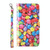 For iPhone 7 / 8 3D Painting Colored Drawing Pattern Horizontal Flip TPU + PU Leather Case with Holder & Card Slots & Wallet & Lanyard(Colored Sugar)