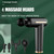 USB Charging Three-speed Vibration Adjustable Mini Fascia Gun Electric Massage Gun Full Body Massager(Black)