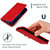 For Samsung Galaxy A51 5G Retro Skin Feel Business Magnetic Horizontal Flip Leather Case(Red)