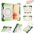 For Samsung Galaxy Tab A7 10.4 T505 Armor Contrast Color Silicone + PC Tablet Case(Colorful Green)