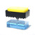 Cleaning Cloth Dishwashing Brush Liquid Box Kitchen Brush Detergent Mixer Press Plastic Soap Box(White)