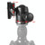 BEXIN 720 Degree Rotation Panoramic Aluminum Alloy Tripod Ball Head with Quick Release Plate