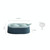 Ice Ball Mold Food Grade Silicone Ice Grid Double Ball Ice Making Mold(Blue)
