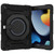 For iPad 10.2 2021 Armor Contrast Color Silicone + PC Tablet Case(Black)