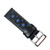 22mm For huawei watch GT2e / GT / GT2 46mm Hollow Leather Watch Band(Blue)