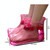 Non-Magnetic Portable Household Plastic High Tube Bubble Foot Shoes Bubble Bucket, Size:Height 18CM 45 Yards(Rose Red)