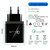 30W QC 3.0 USB + 3 USB 2.0 Ports Mobile Phone Tablet PC Universal Quick Charger Travel Charger, EU Plug(Black)