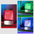 Animation Projection Night Light Multifunctional Portable Decoration Bedroom Bedside Atmosphere Lamp with Remote Control(White)