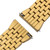 22mm For Huawei Watch GT2e GT2 46mm Aluminum alloy Masonry strap(Golden)