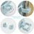 5 PCS Multifunctional Bathroom Faucet Drain Rack Soap Box Rag Hook(Pink)