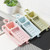 5 PCS Multifunctional Bathroom Faucet Drain Rack Soap Box Rag Hook(Pink)