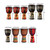 Engraved African Drum Children Kindergarten Percussion Instruments Sheepskin Tambourine, Random Delivery, Size:Big 10 In
