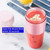 Portable Juicer Mini Electric Blender Portable Juicer(Navy Blue)
